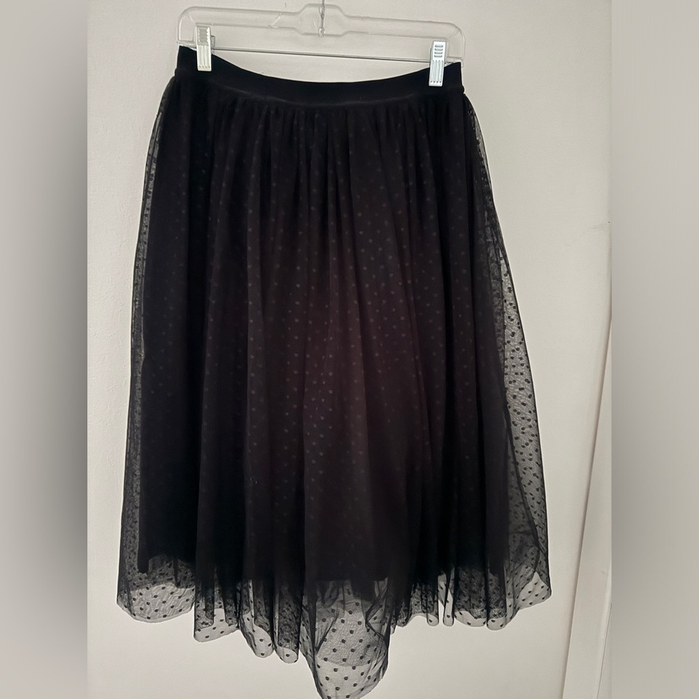 Ann Taylor layered tulle midi skirt